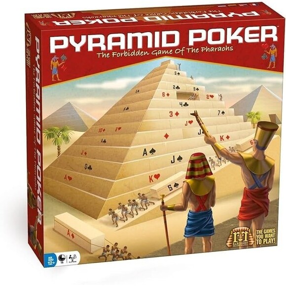 Pyramid Poker Board Game for Family Fun Christmas Gift Present Toy Games Toys - Picture 1 of 5